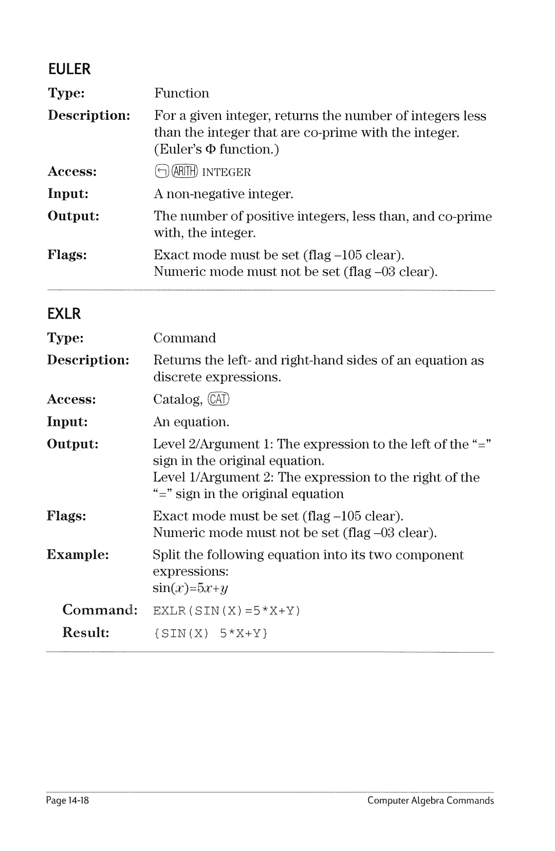 HP 49g Graphing manual 