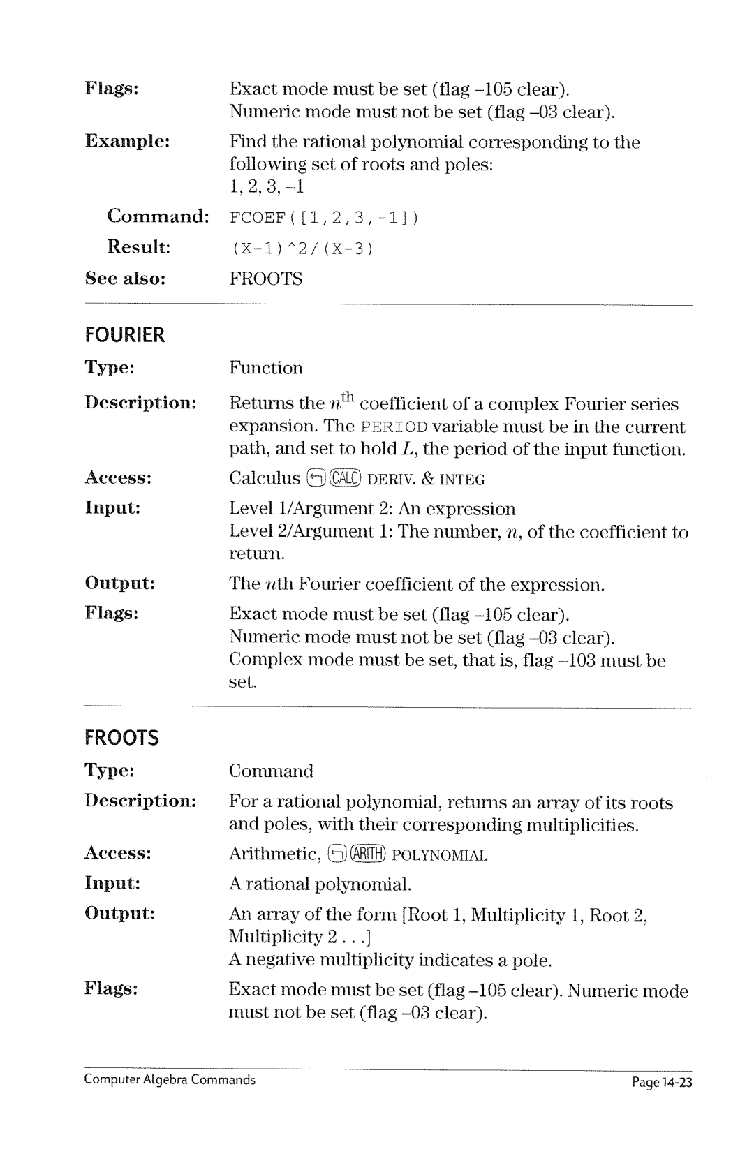 HP 49g Graphing manual 