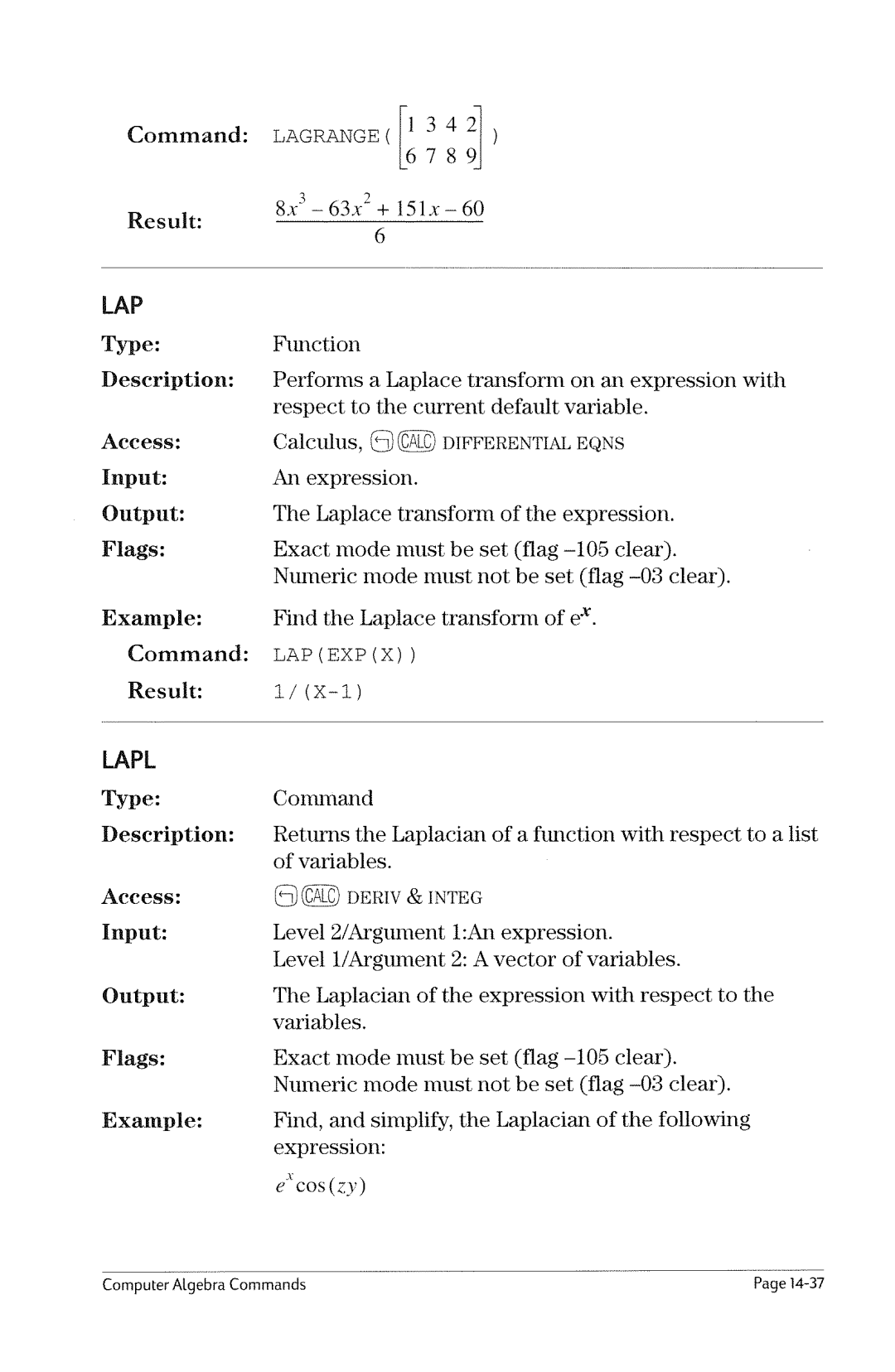 HP 49g Graphing manual 