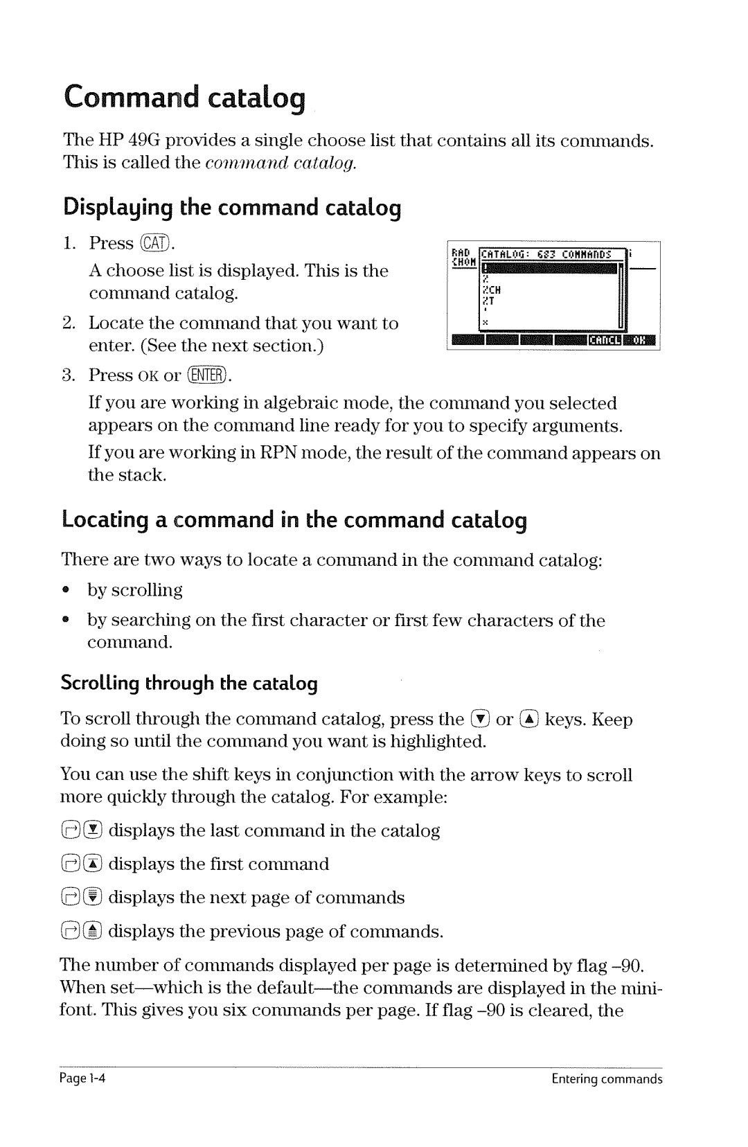 HP 49g Graphing manual 