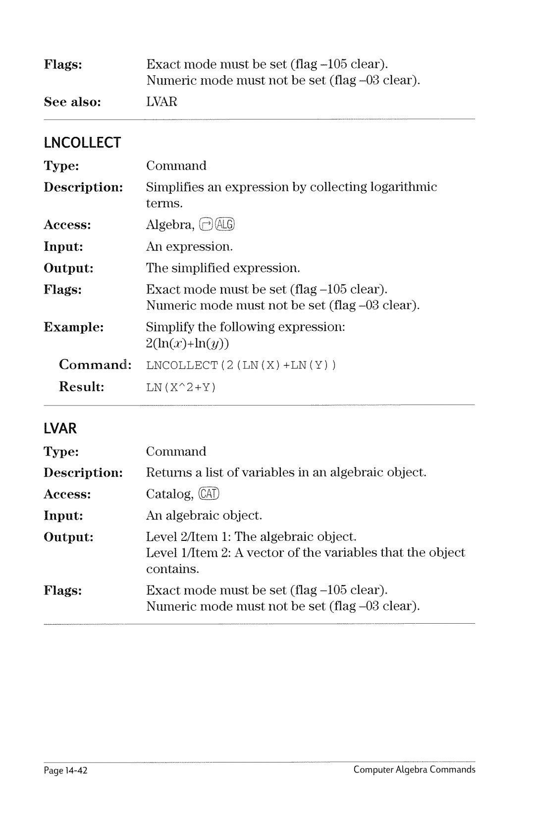 HP 49g Graphing manual 