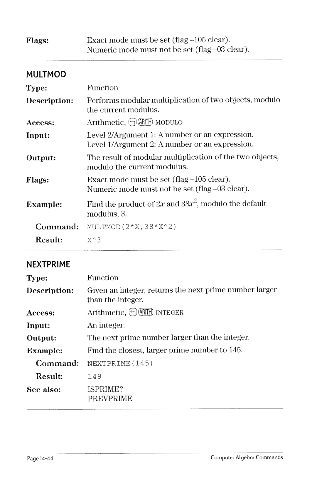 HP 49g Graphing manual 