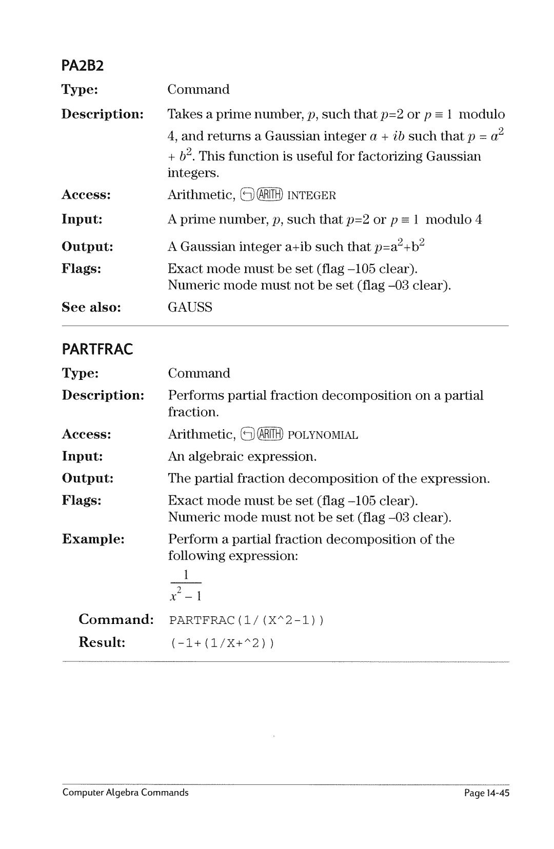 HP 49g Graphing manual 