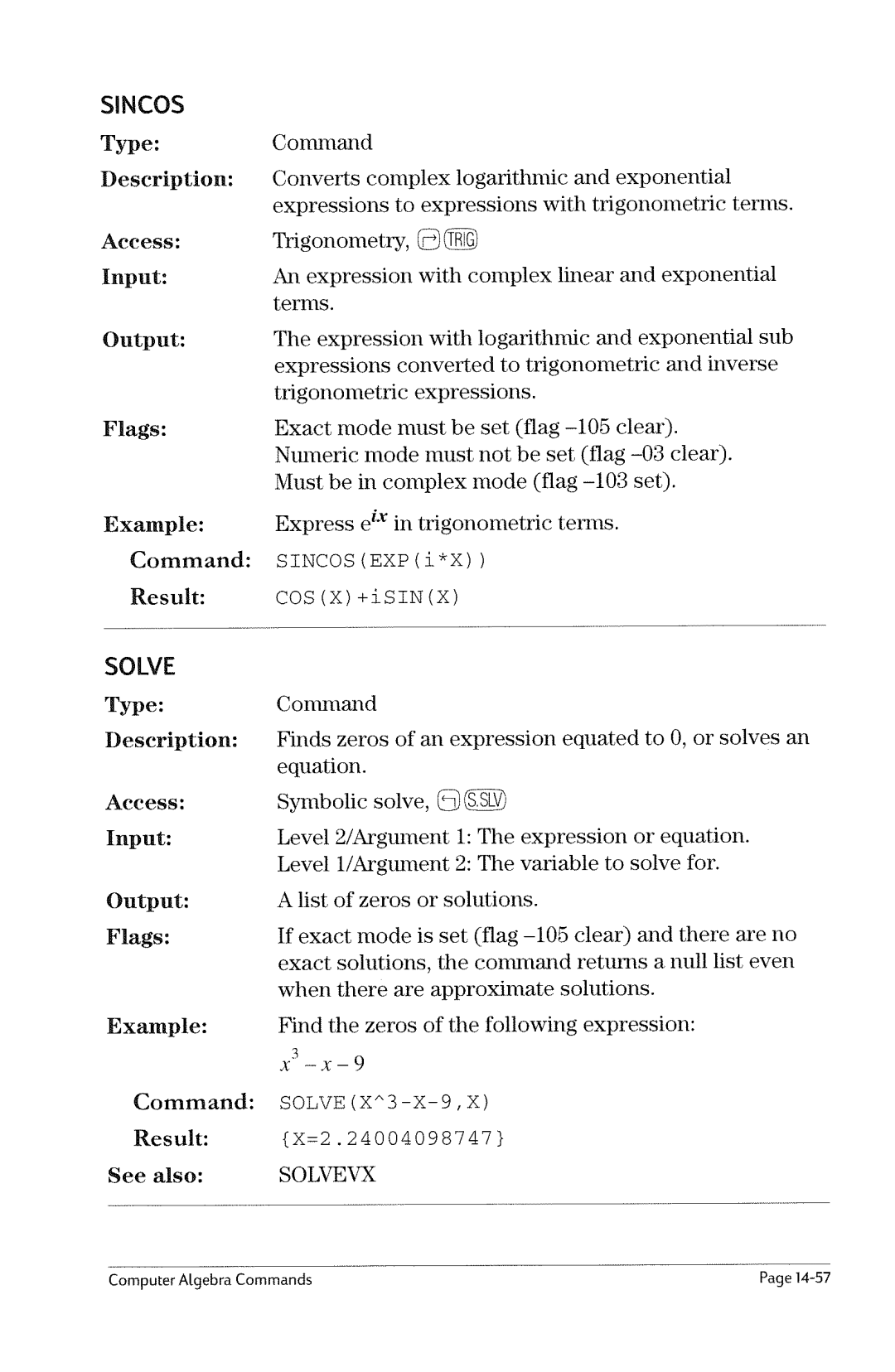 HP 49g Graphing manual 