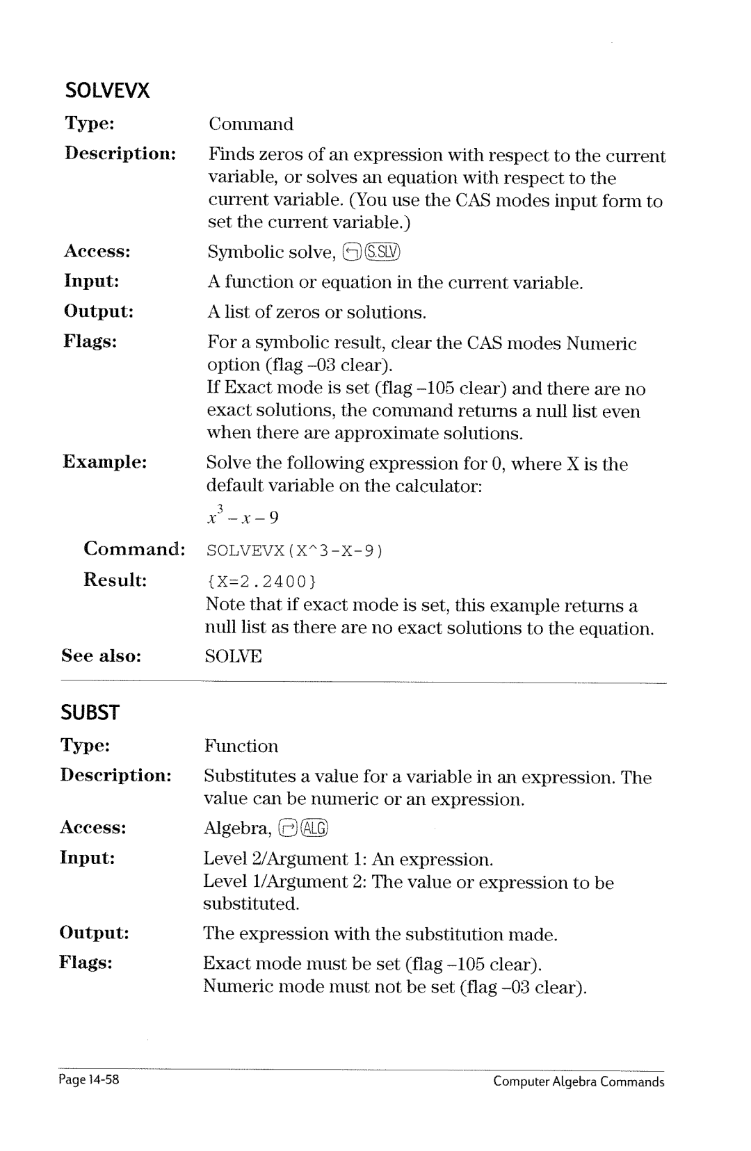 HP 49g Graphing manual 