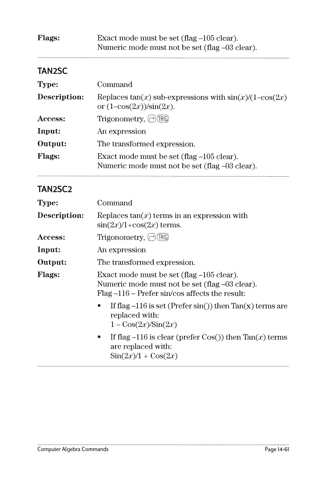 HP 49g Graphing manual 