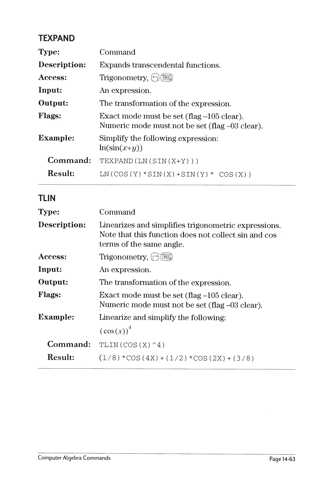 HP 49g Graphing manual 