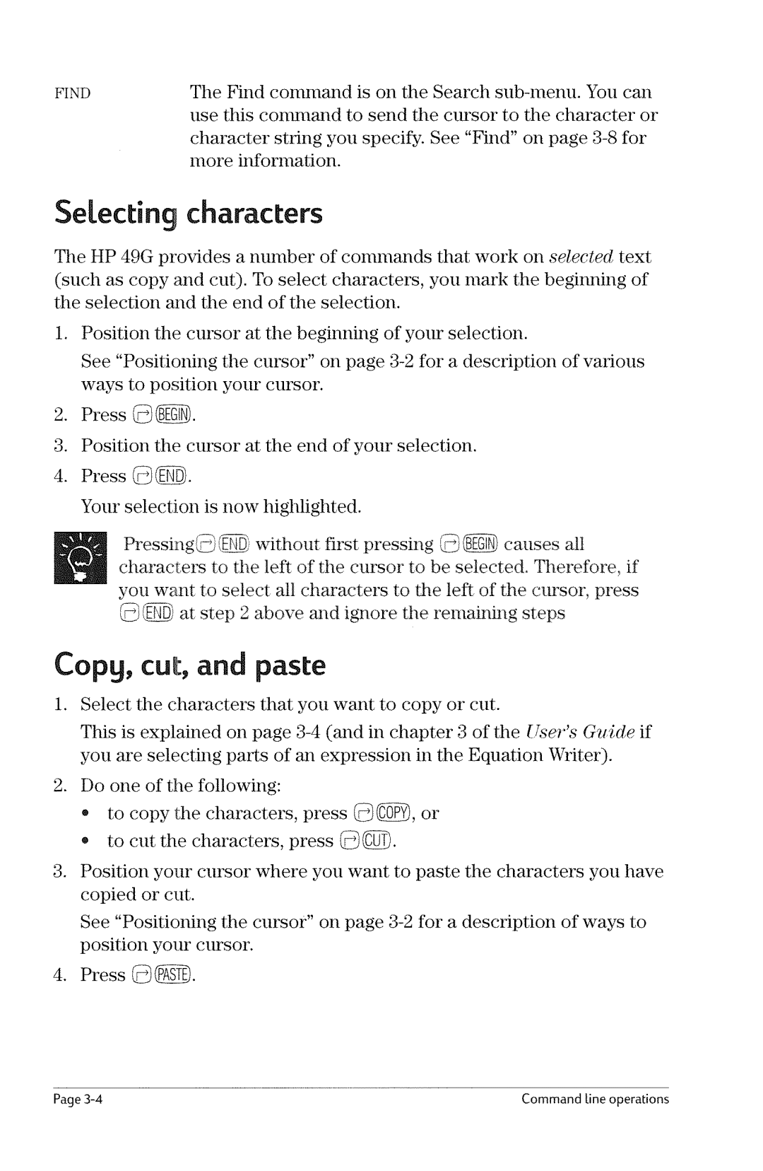 HP 49g Graphing manual 