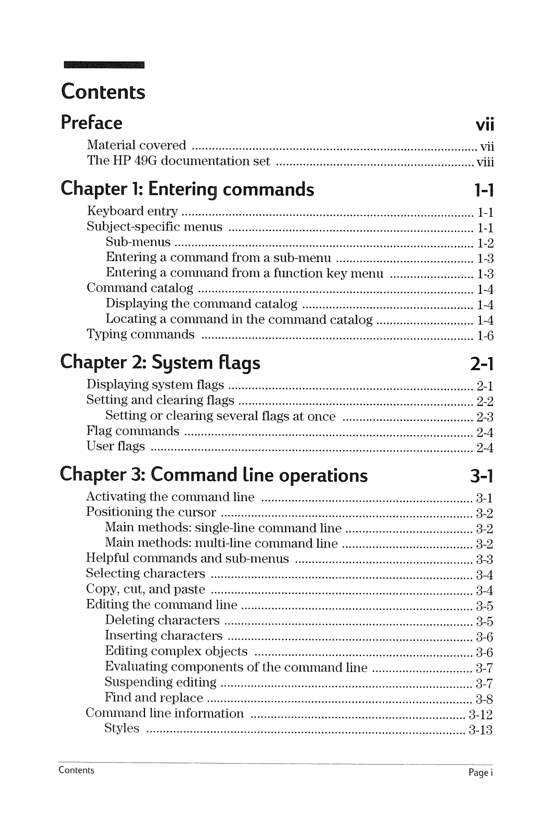 HP 49g Graphing manual 