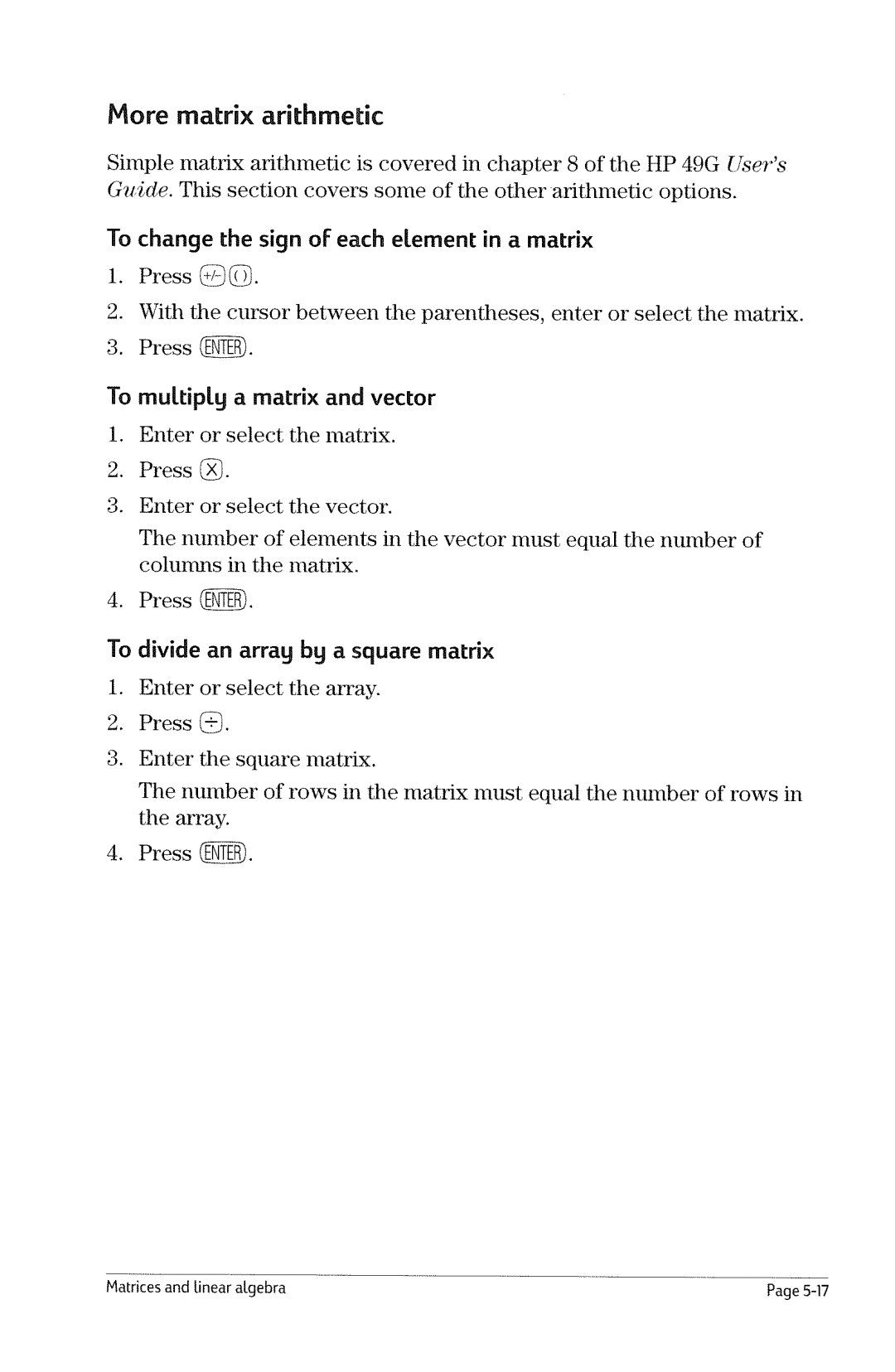 HP 49g Graphing manual 