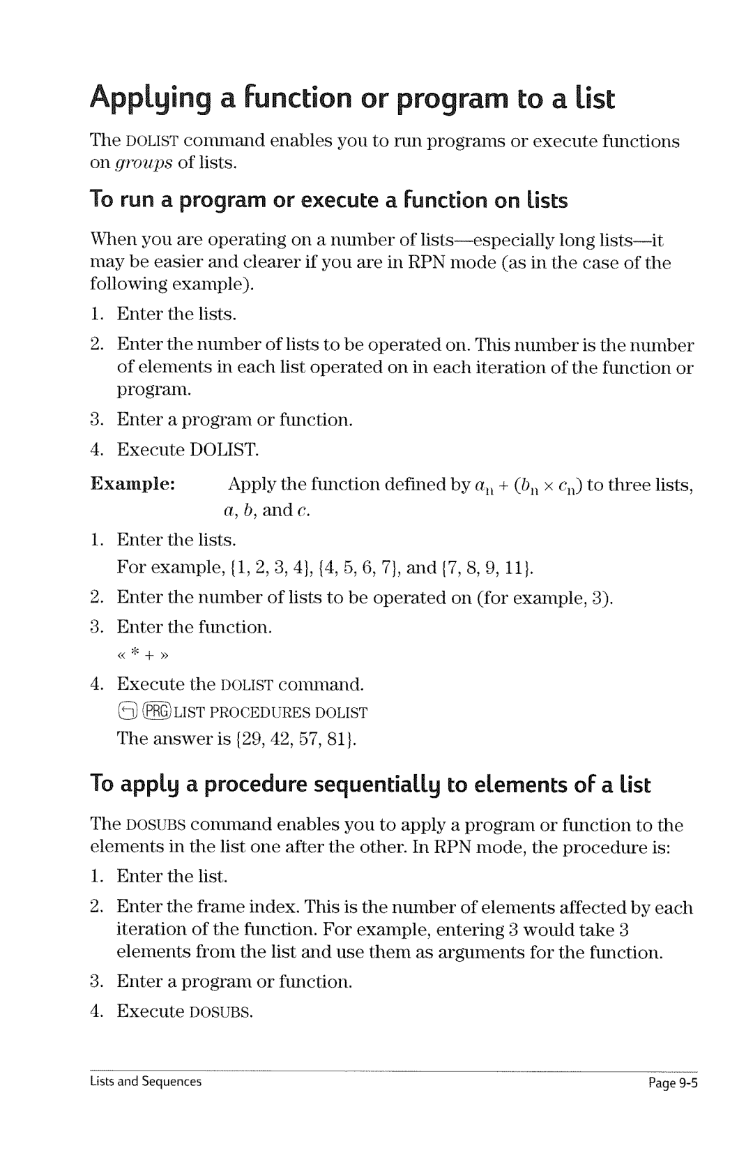 HP 49g Graphing manual 