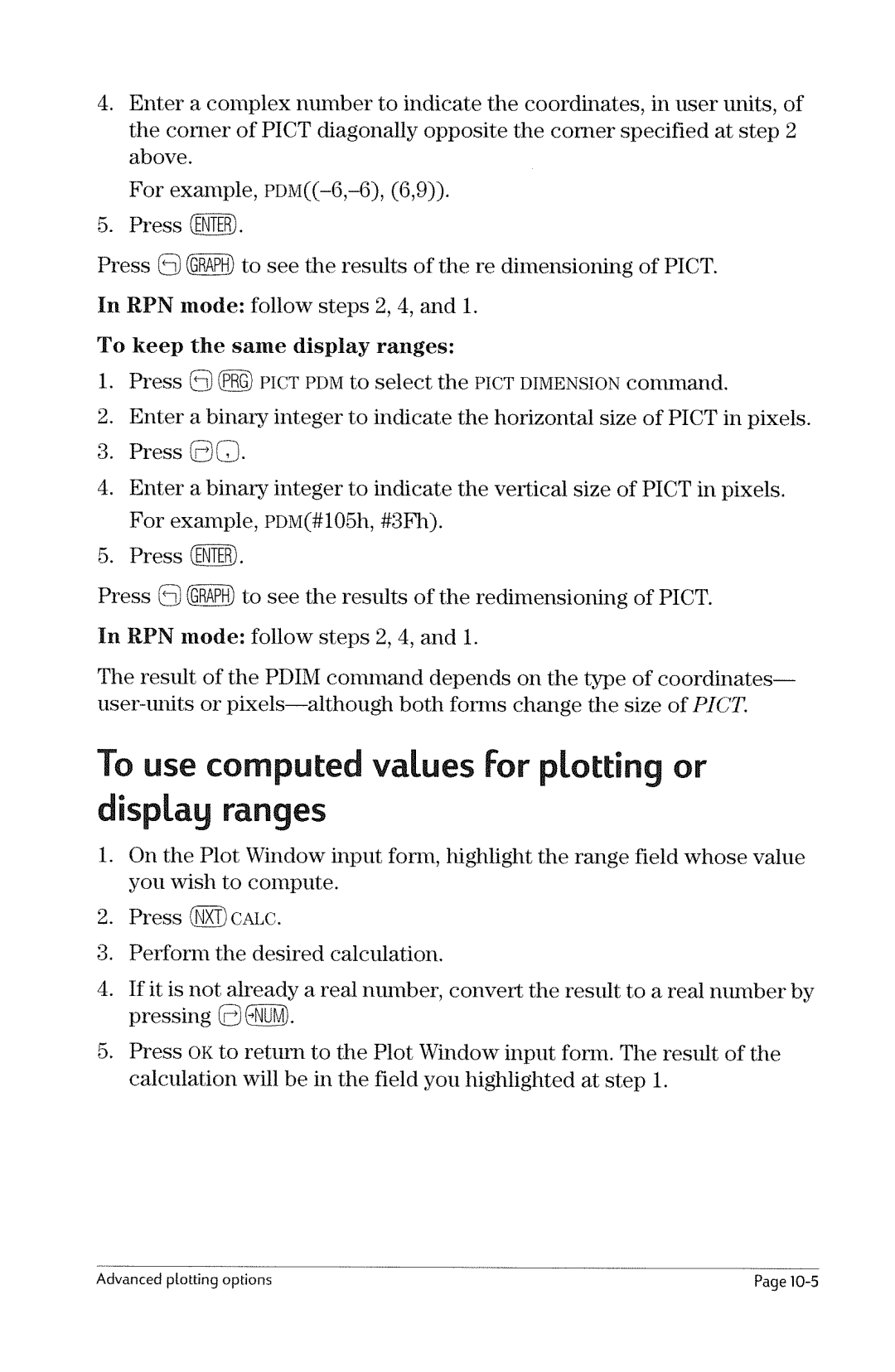 HP 49g Graphing manual 