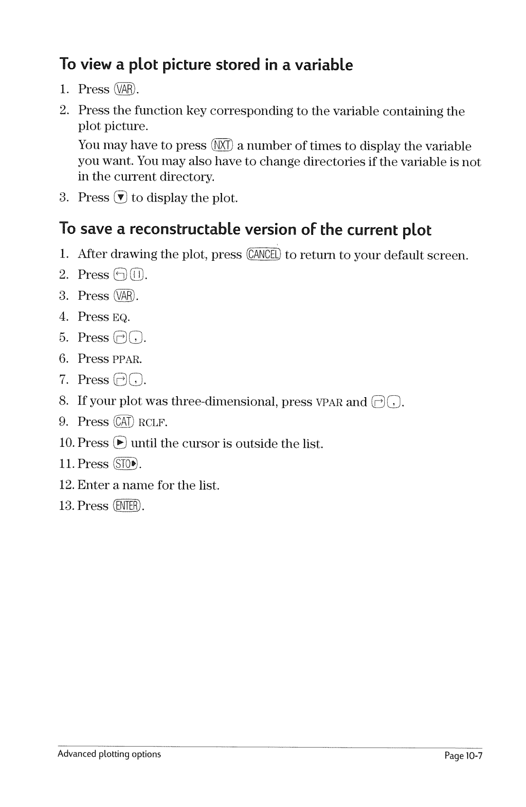 HP 49g Graphing manual 