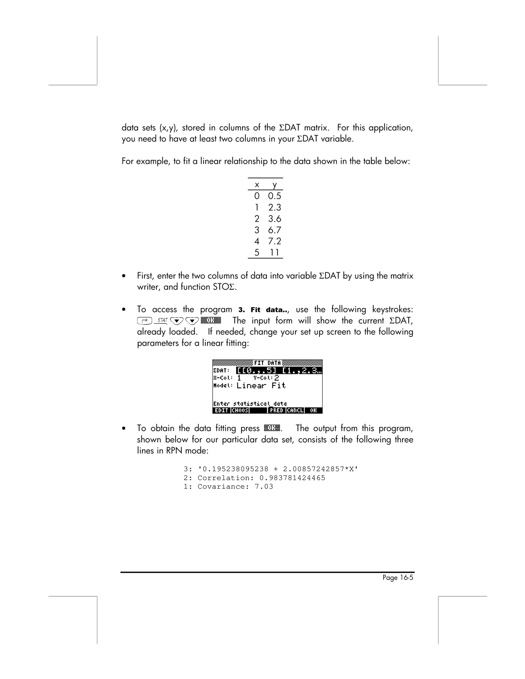 HP 49g manual Lines in RPN mode 