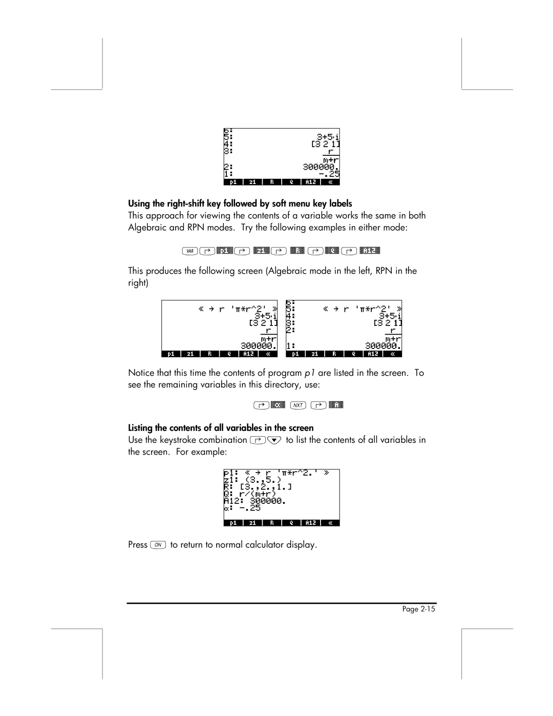 HP 49g manual 