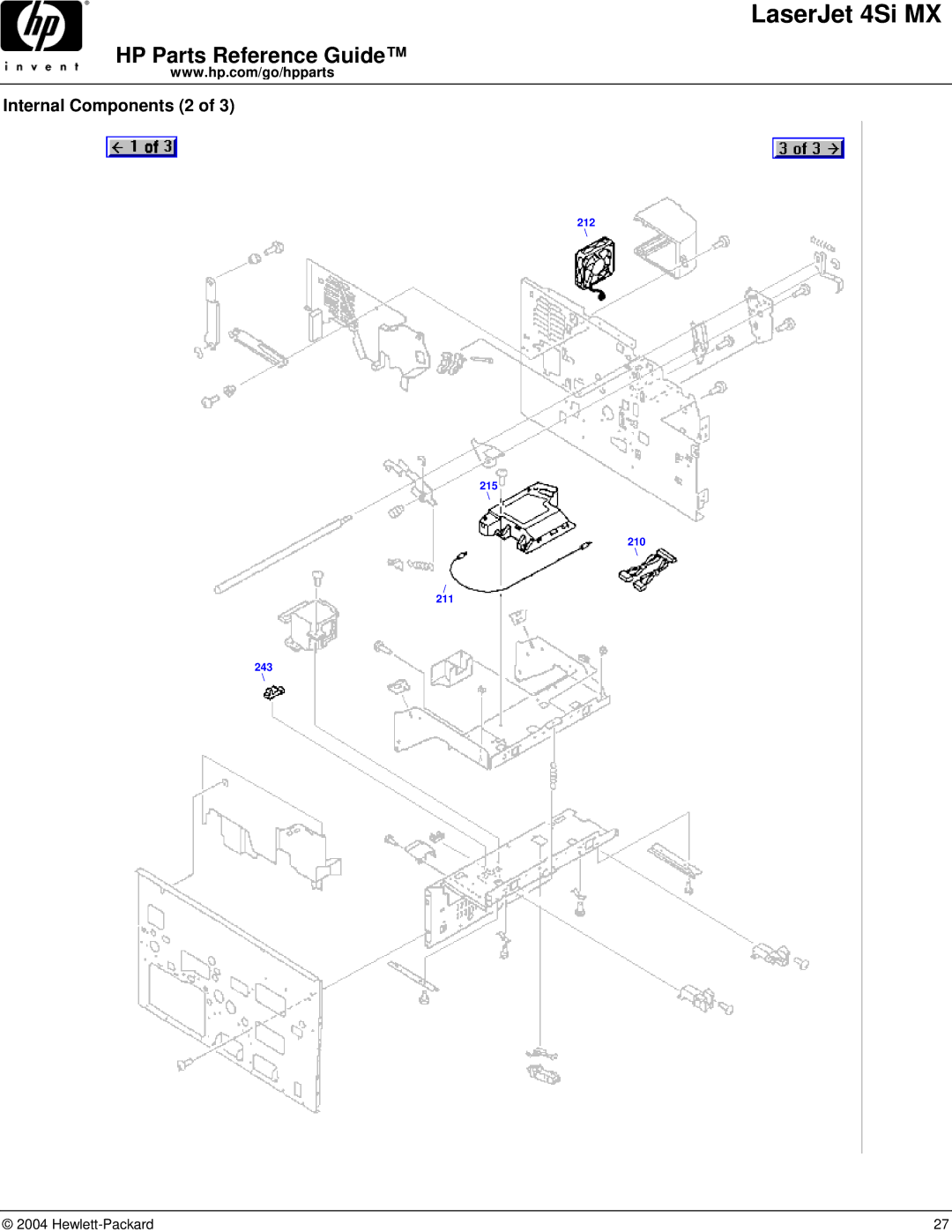 HP 4SI MX manual Internal Components 2 