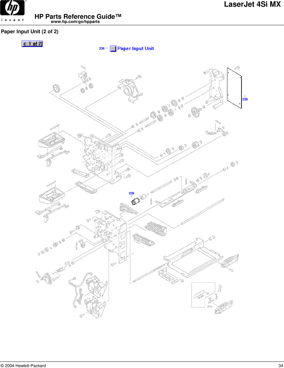 HP 4SI MX manual Paper Input Unit 2 