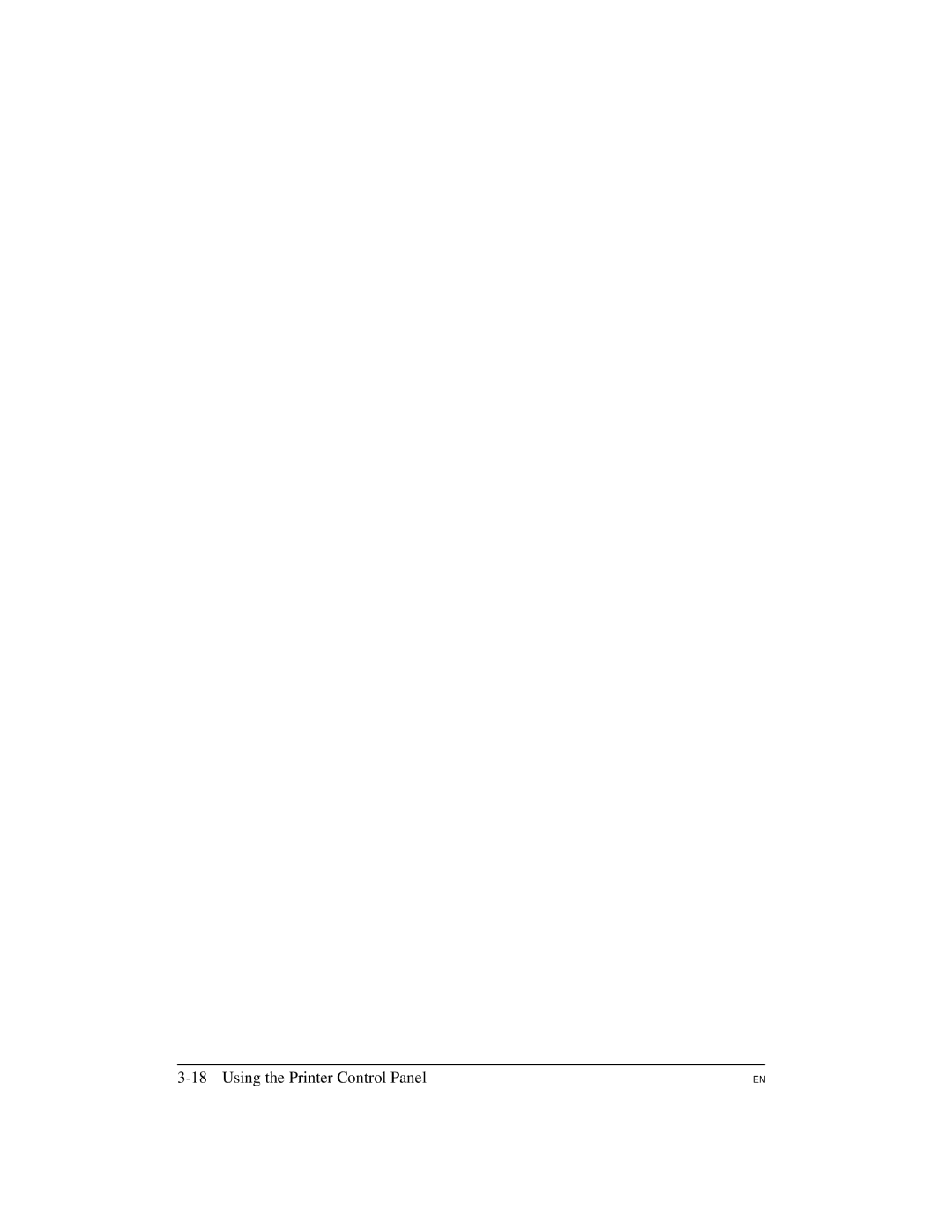 HP 5M manual Using the Printer Control Panel 