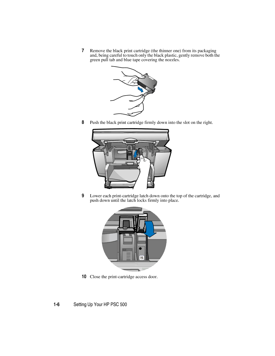 HP 500 manual 6Setting Up Your HP PSC 