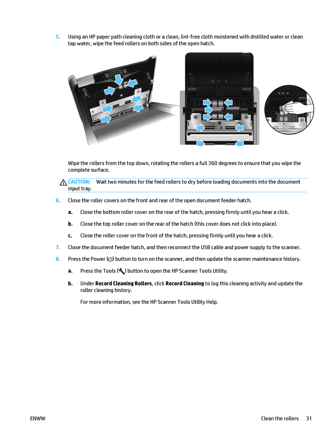 HP 5000 s2 Sheet-feed manual Enww 