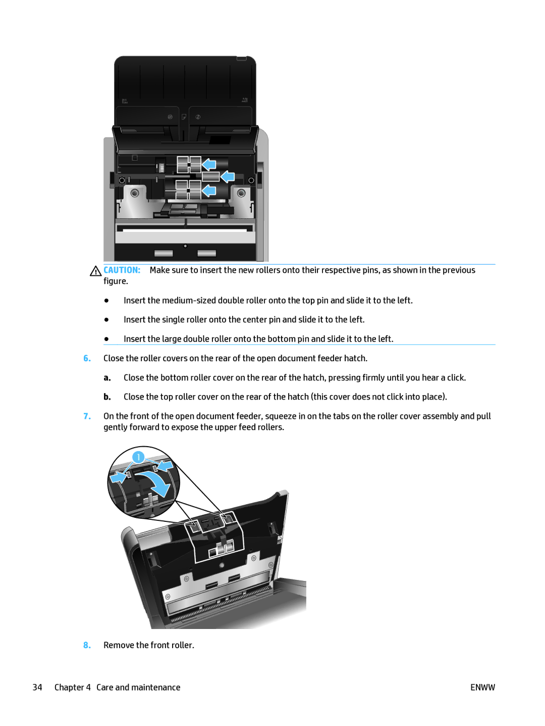 HP 5000 s2 Sheet-feed manual Enww 