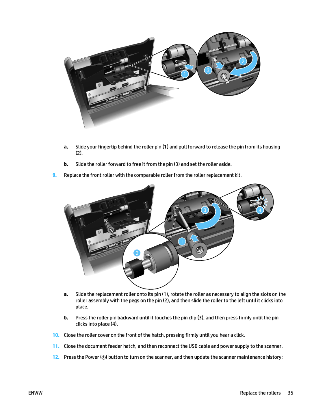 HP 5000 s2 Sheet-feed manual Enww 