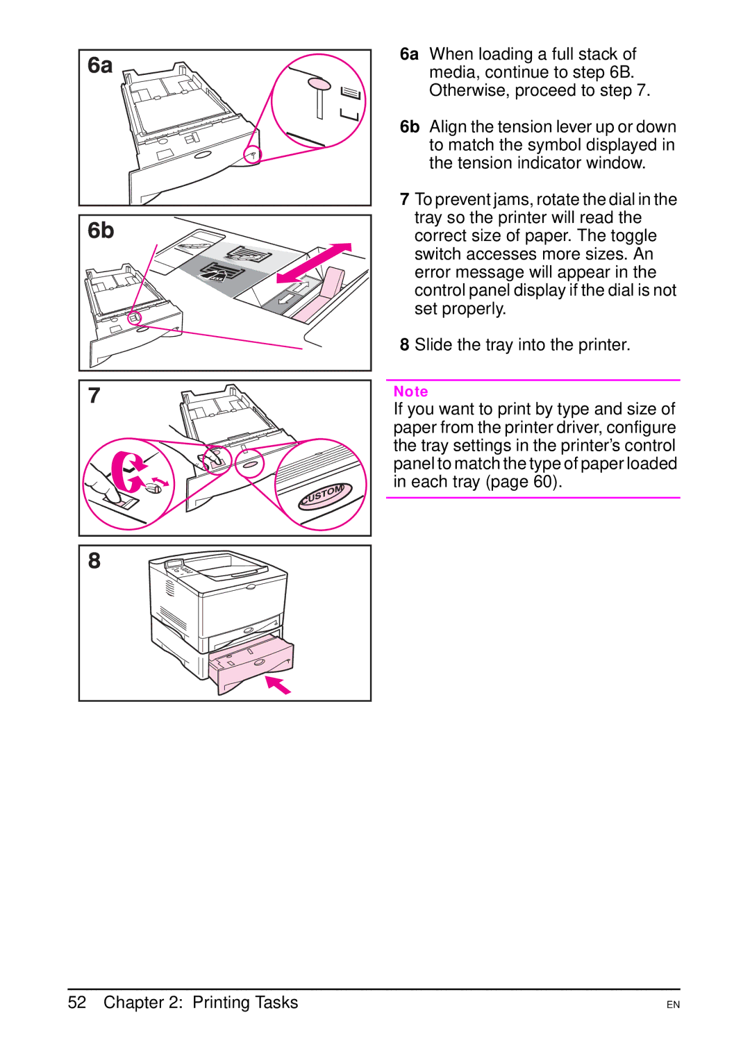 HP 5000 manual Printing Tasks 