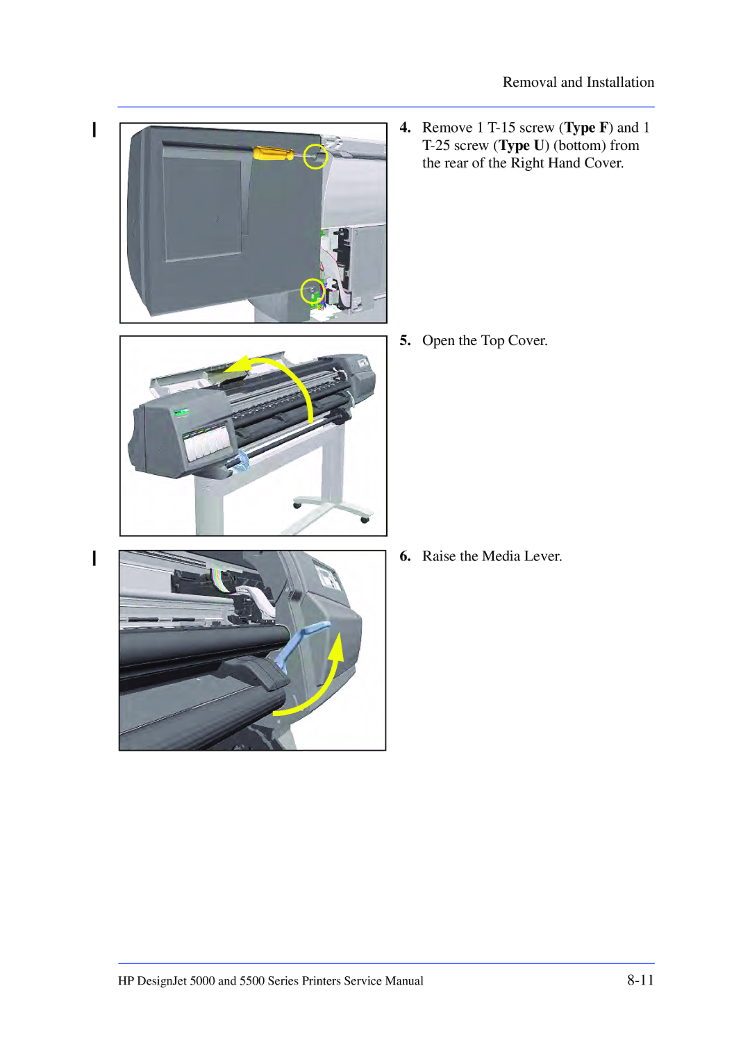 HP 5000 manual 