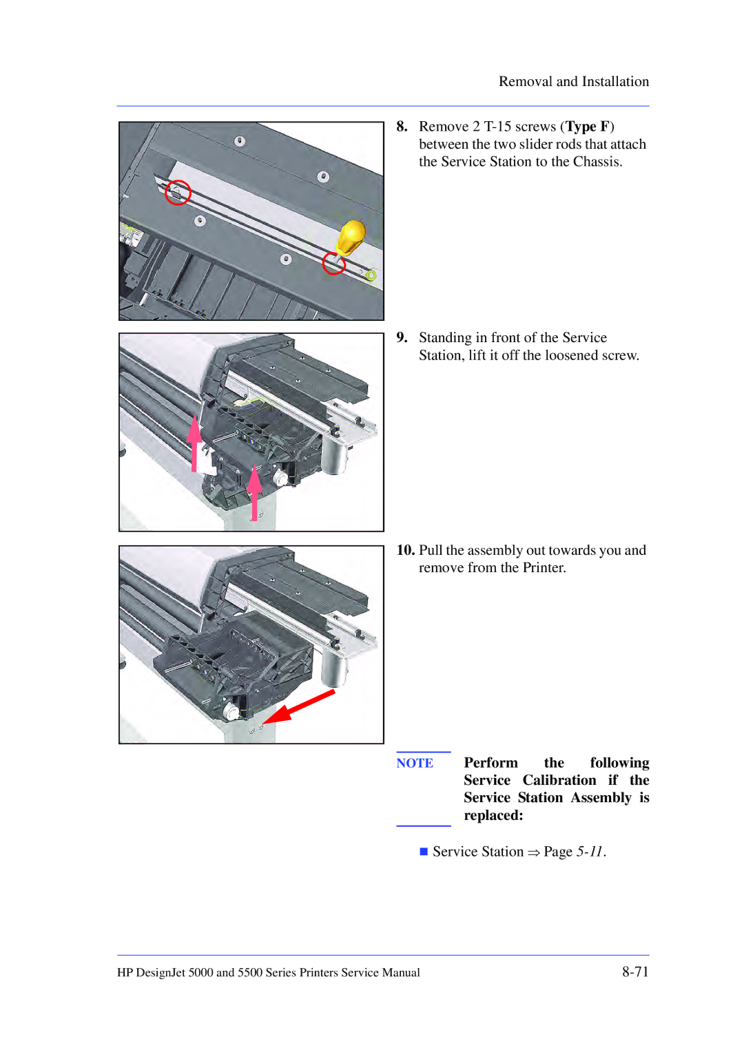 HP 5000 manual 