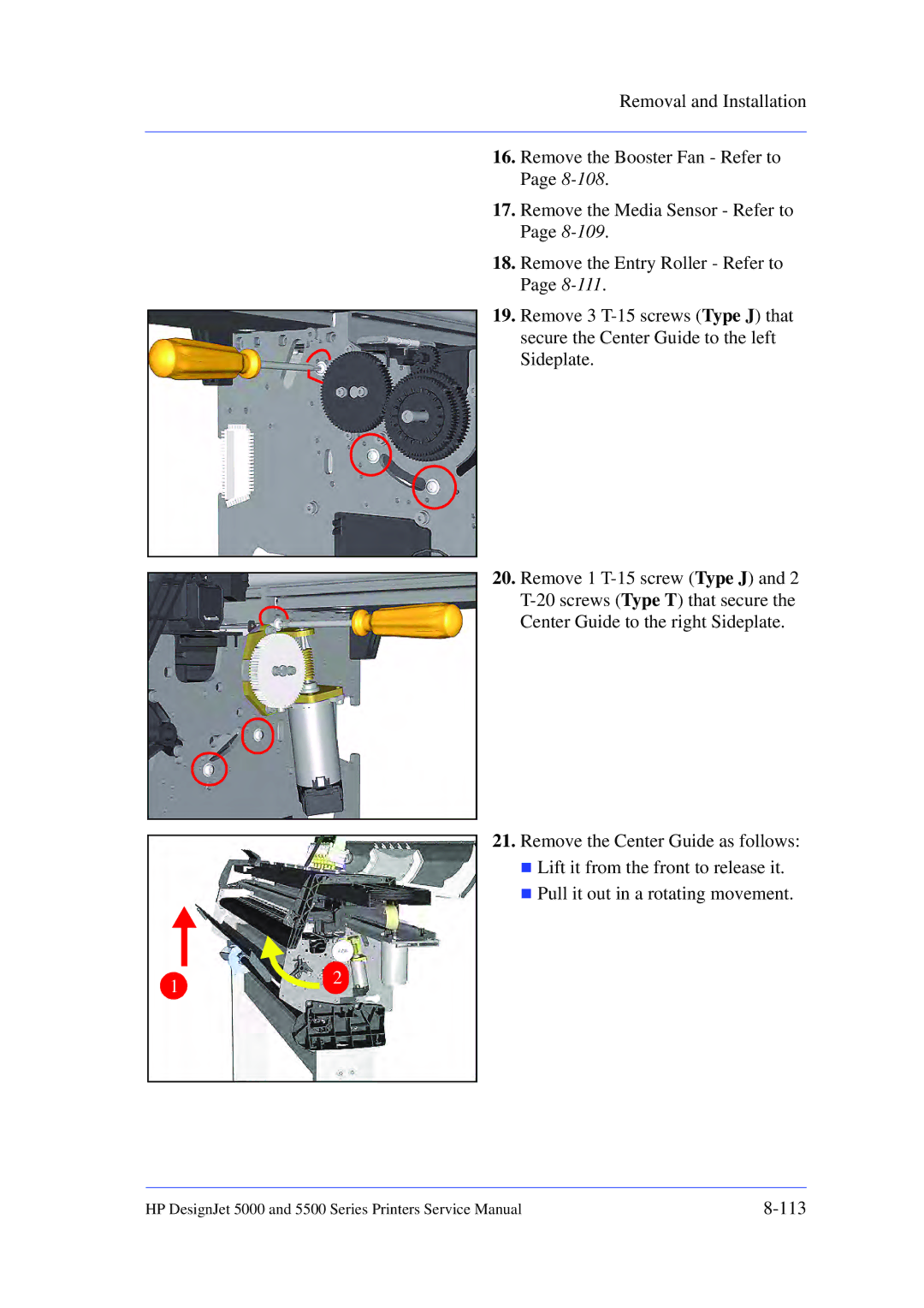 HP 5000 manual 