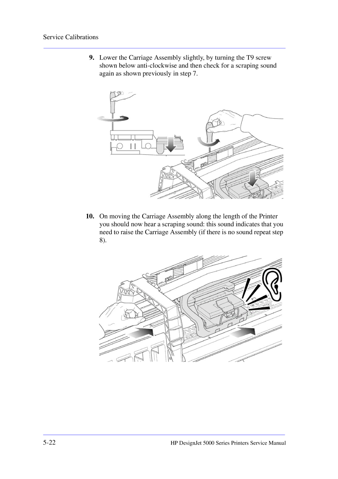 HP 5000 manual 