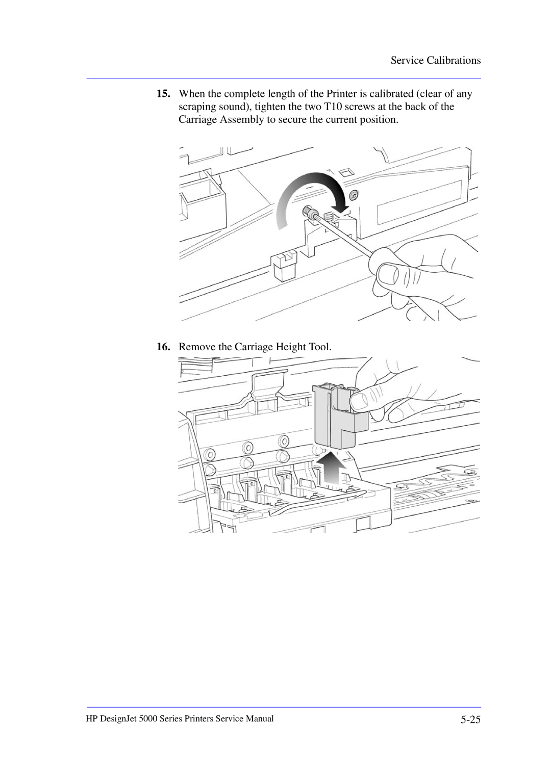 HP 5000 manual 