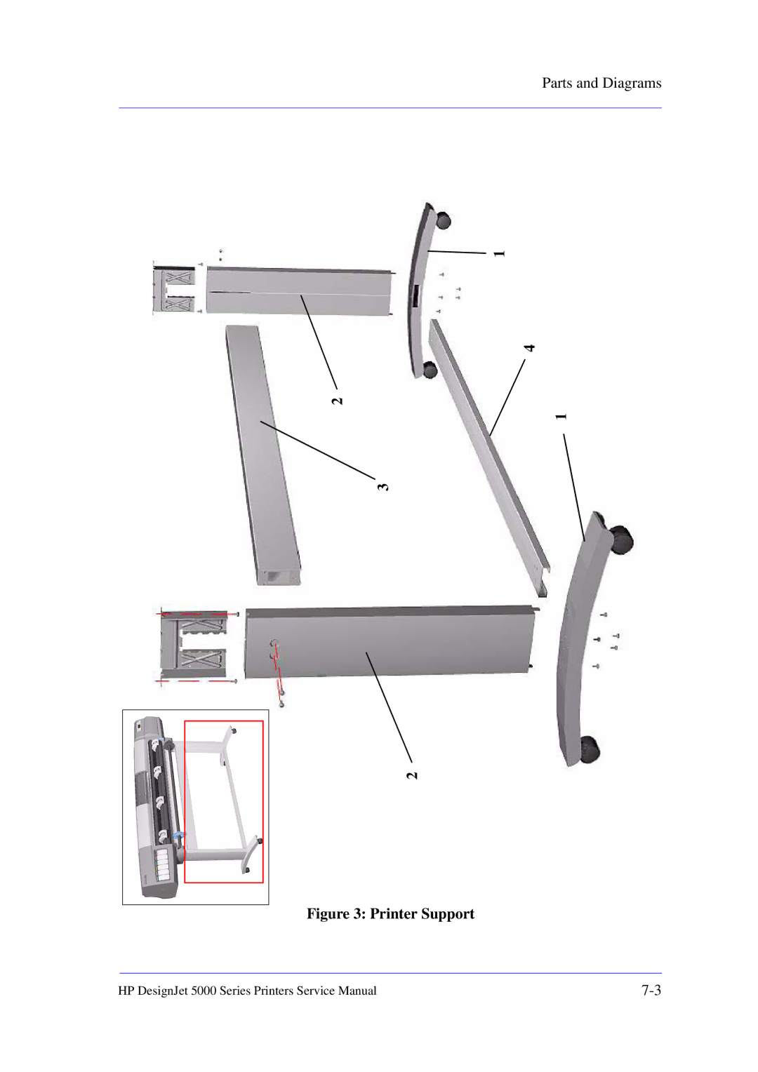 HP 5000 manual Printer Support 