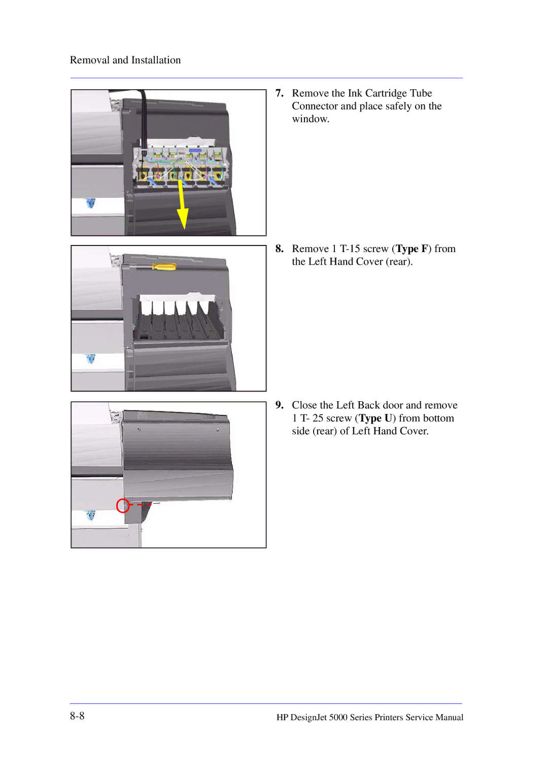 HP 5000 manual 