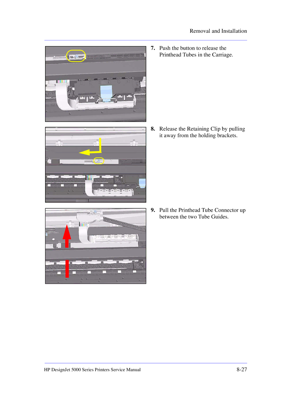 HP 5000 manual 