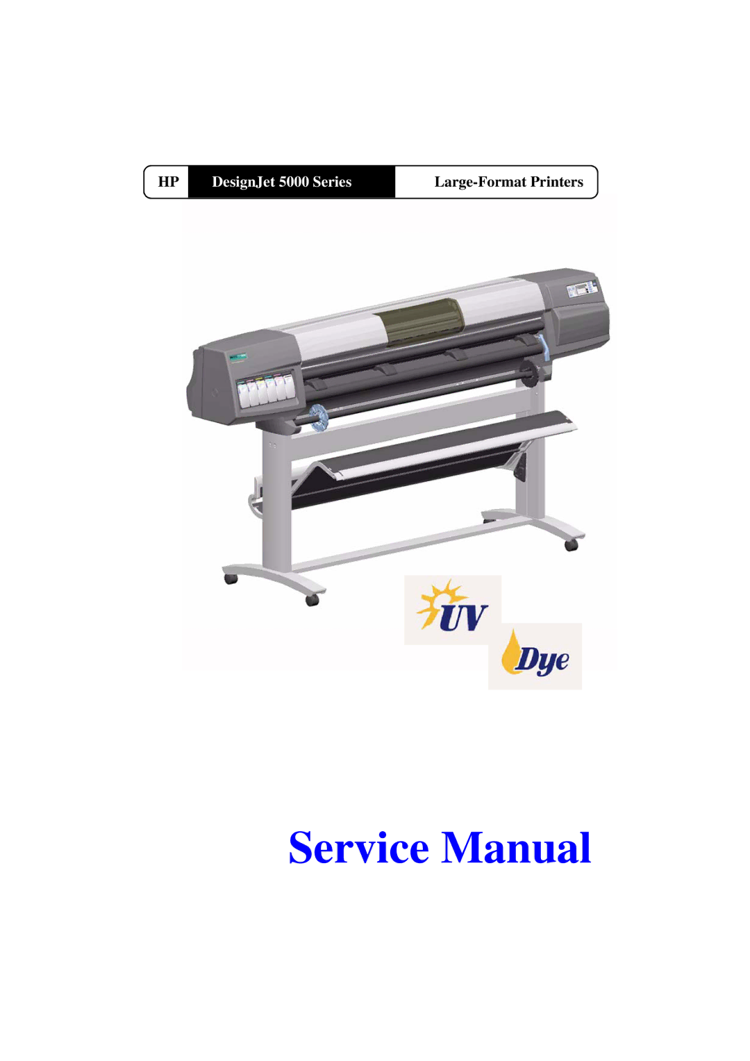 HP manual DesignJet 5000 Series 