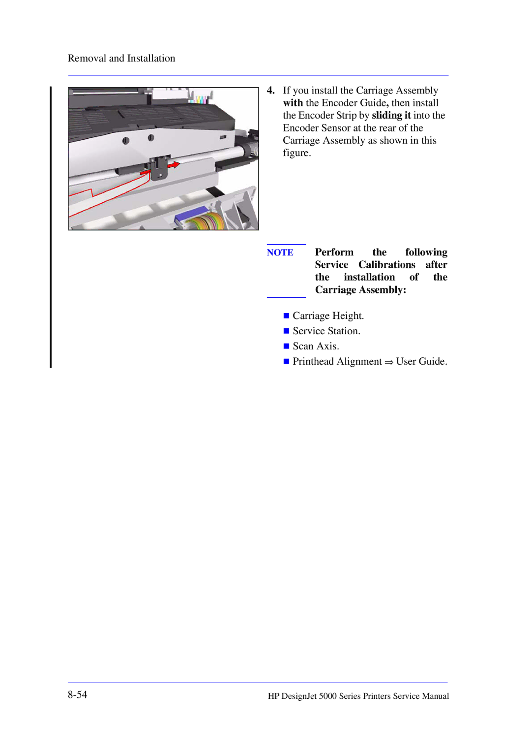 HP 5000 manual 