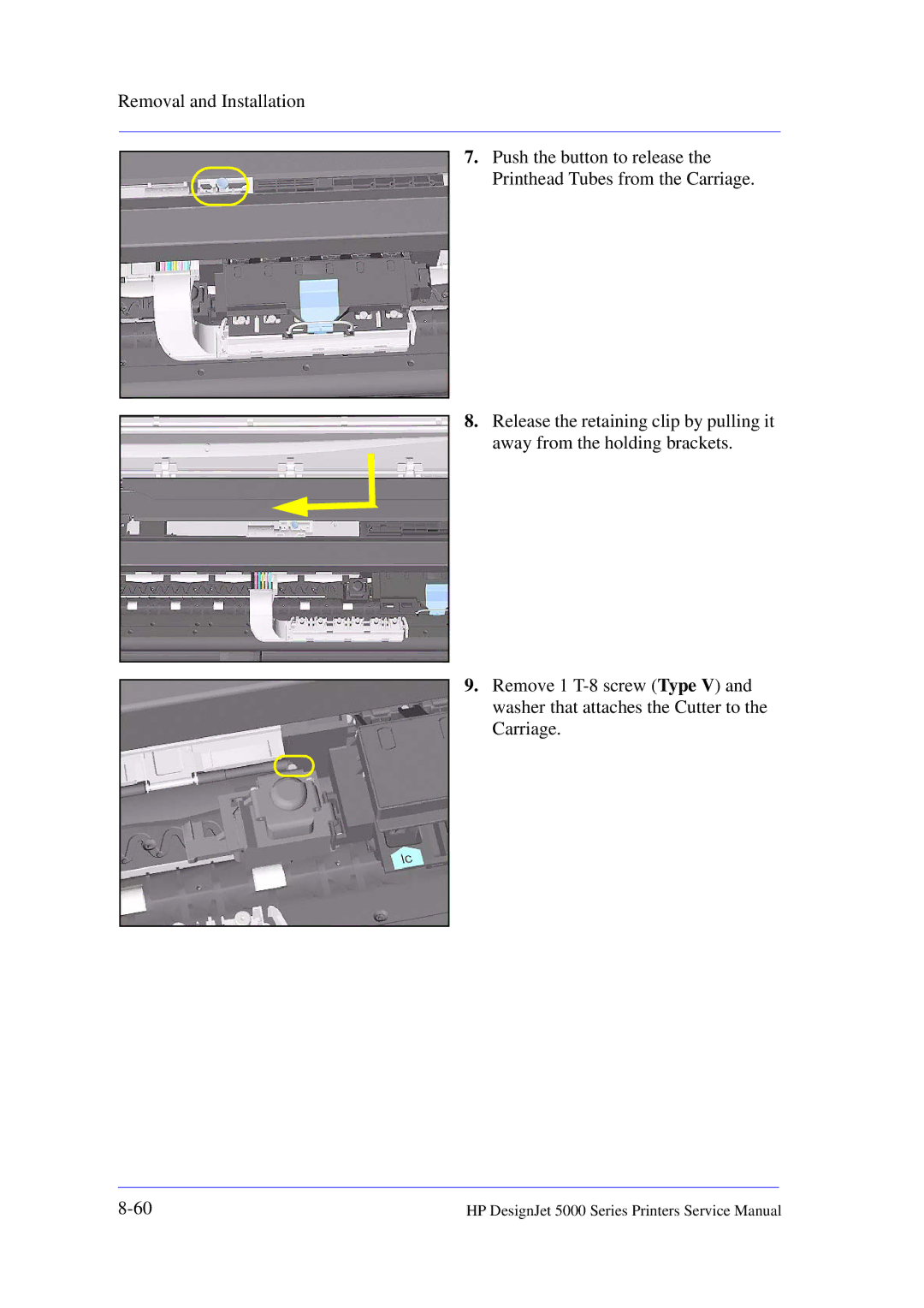 HP 5000 manual 