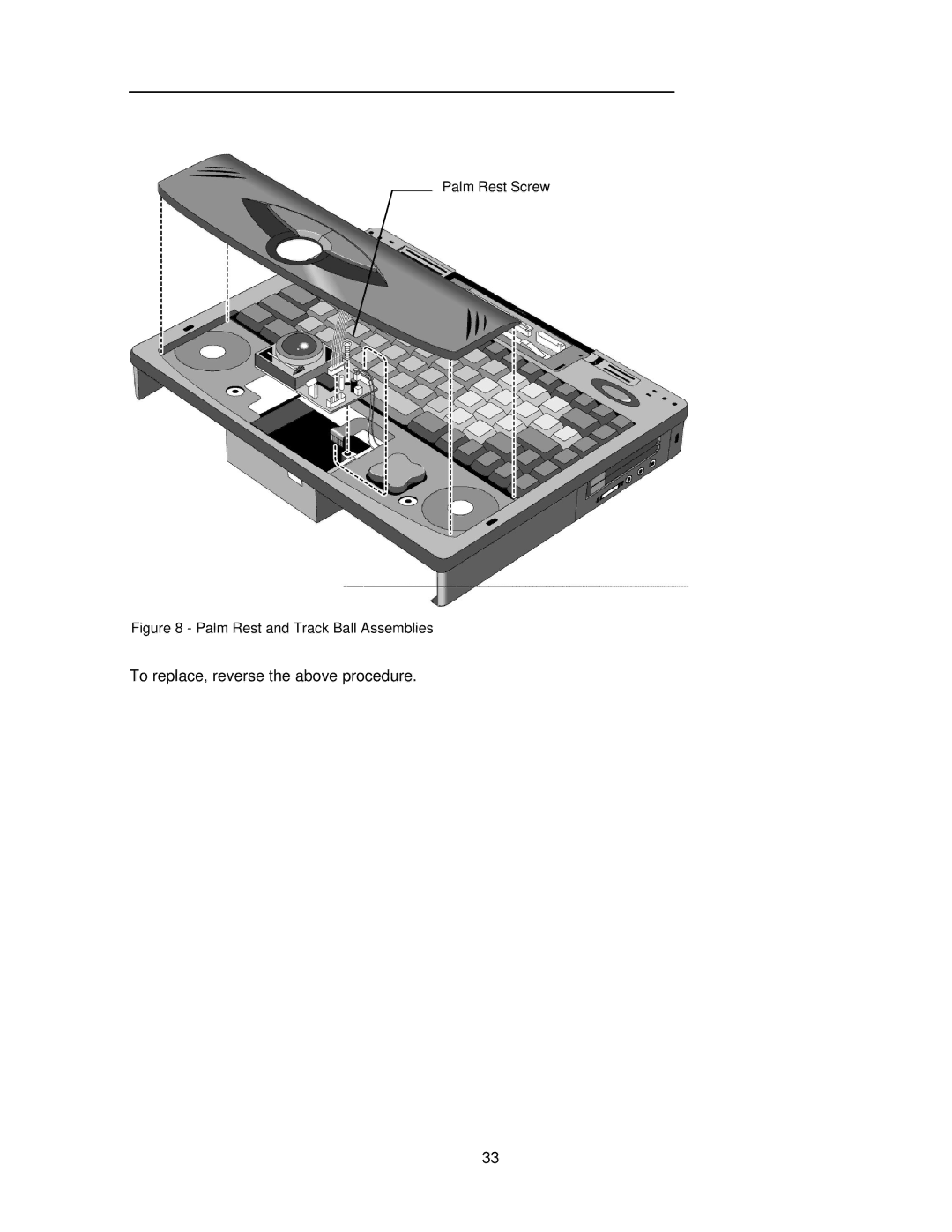 HP 5000C/CT manual To replace, reverse the above procedure 