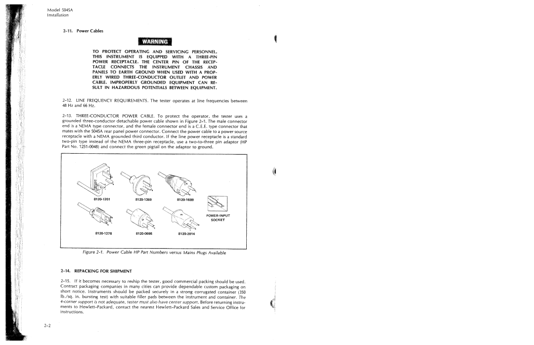 HP 5045A manual 