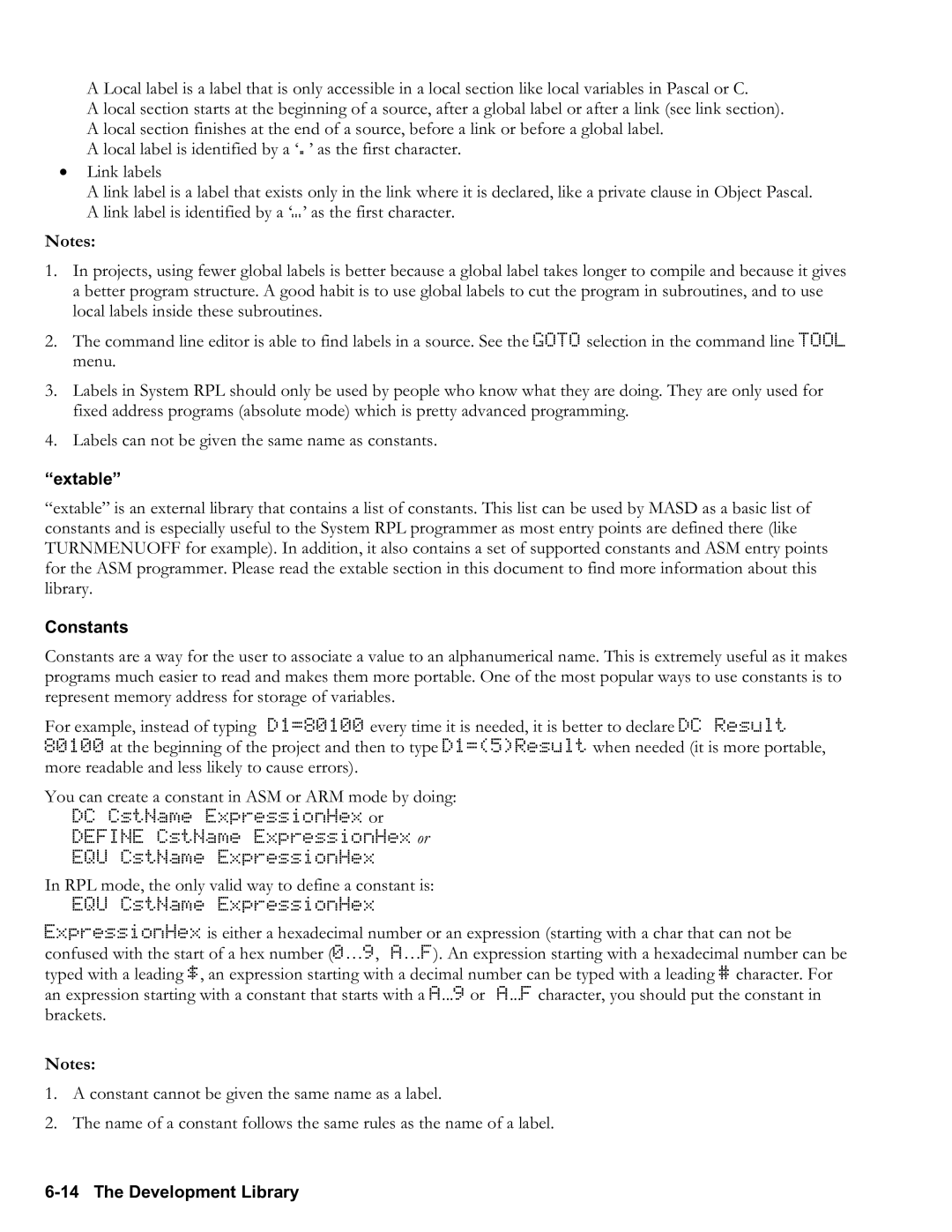 HP 50g Graphing, 48gII Graphing manual Extable, Constants 