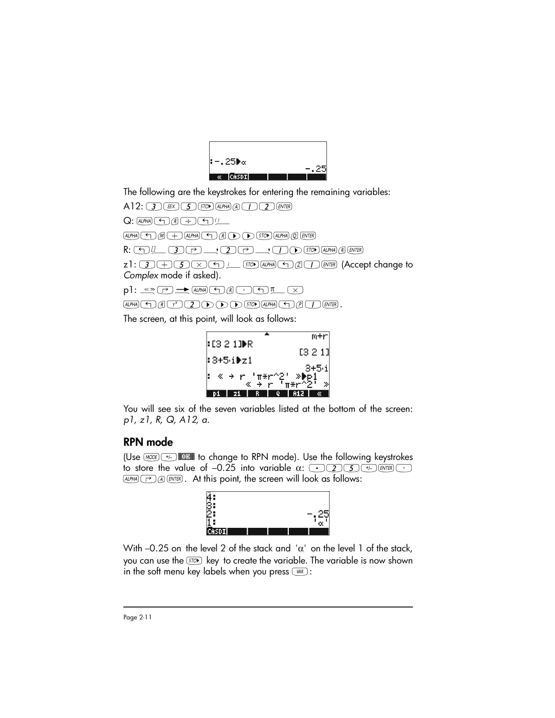 HP 50g manual RPN mode 