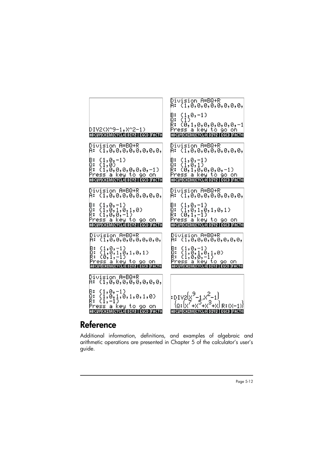 HP 50g manual Reference 