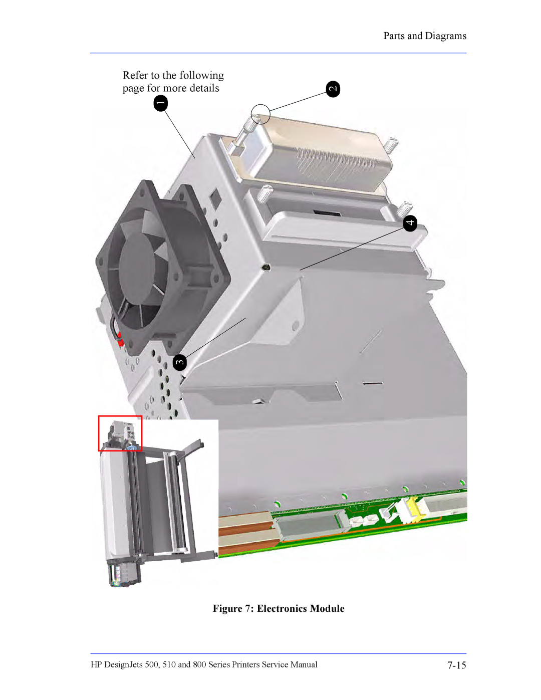 HP 510 Inkjet Large Format CH336A#B1K manual Refer to the following page for more details 