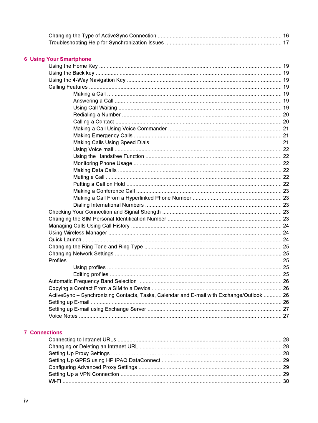 HP 510 manual Using Your Smartphone 