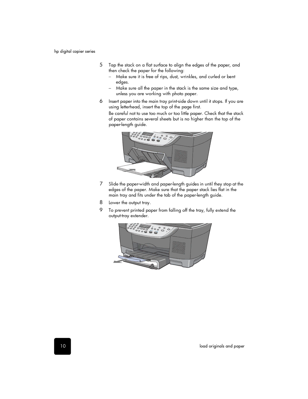 HP 510 manual Hp digital copier series 