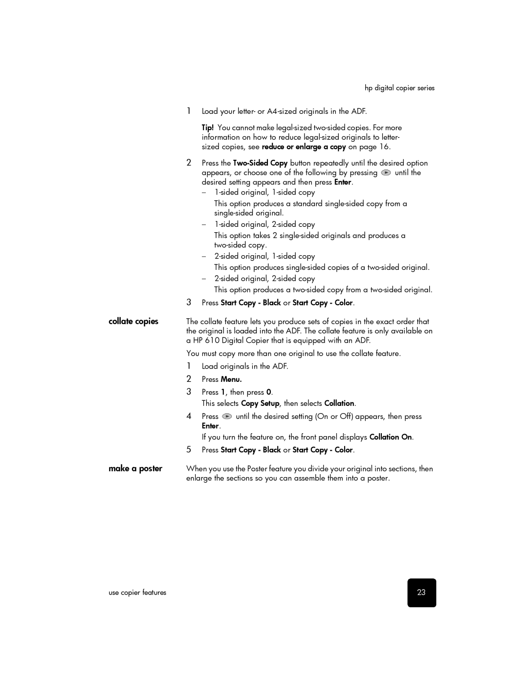 HP 510 manual Load your letter- or A4-sized originals in the ADF 