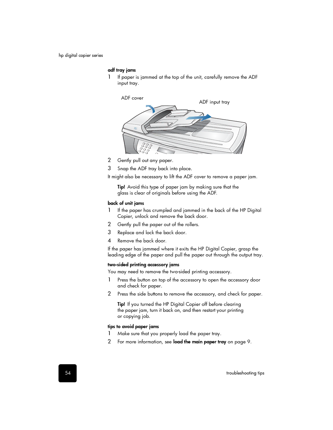 HP 510 manual Troubleshooting tips 