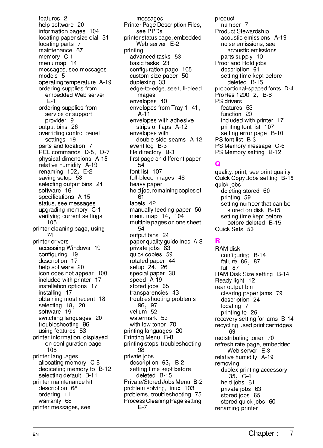 HP 5100tn, 5100dtn manual Chapter 