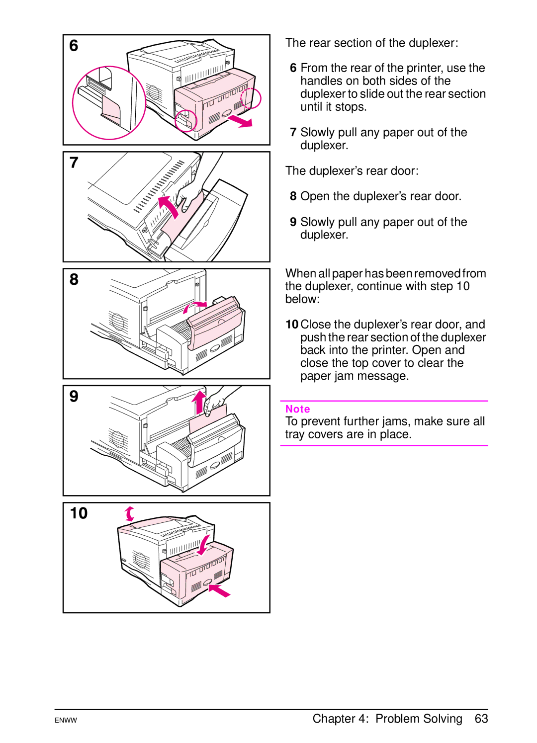 HP 5100tn, 5100dtn manual Problem Solving 